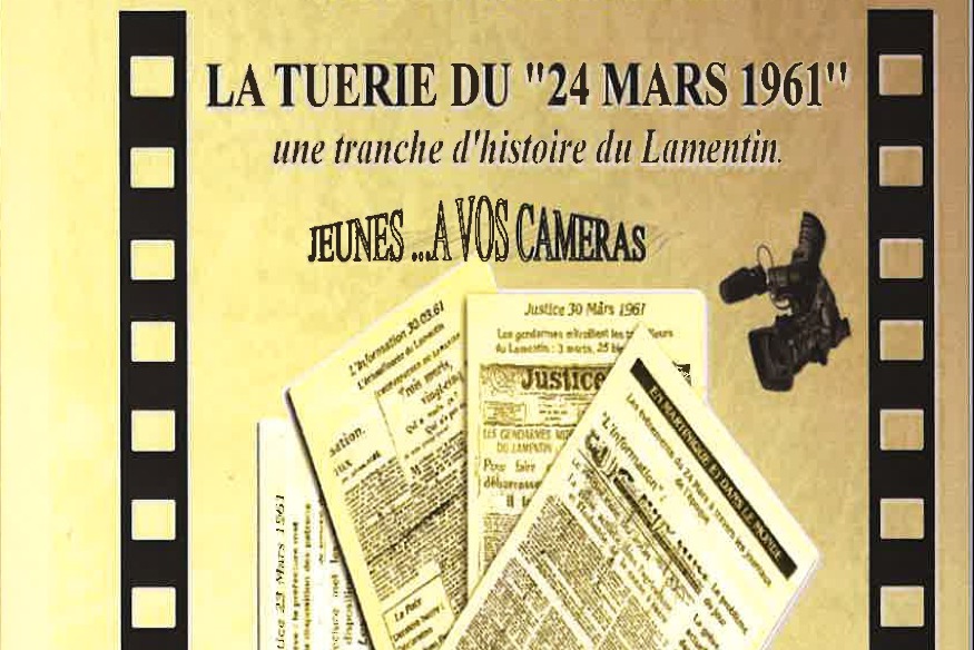 Ville du Lamentin : MANIFESTATIONS  DANS LE CADRE DES 60 ANS DES ÉVÈNEMENTS  DE LA TUERIE DU 24 MARS 1961